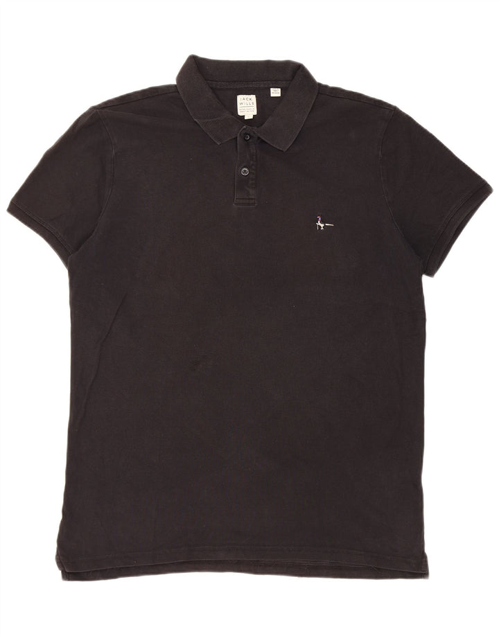 Jack Wills Polo Homme Grand Noir Coton