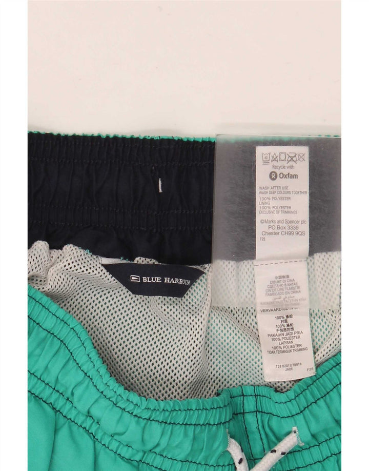 Marks & Spencer Short de Bain Blue Harbor Homme Vert Moyen Polyester