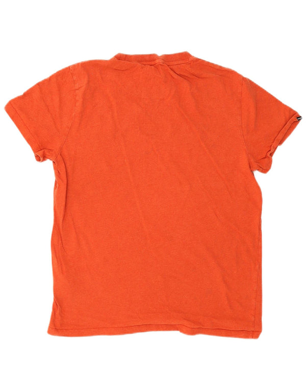 Superdry T-Shirt Homme Haut Large Orange Coton