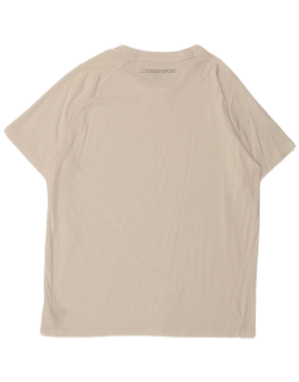 Tommy Hilfiger T-Shirt Homme Top XL Blanc Coton