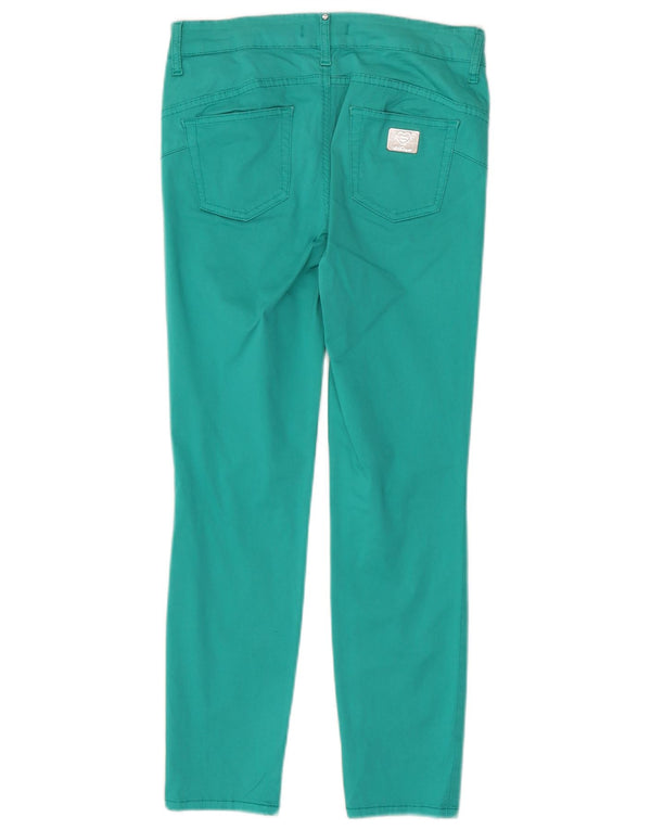 Liu Jo Pantalon décontracté slim pour femme W28 L27 Turquoise