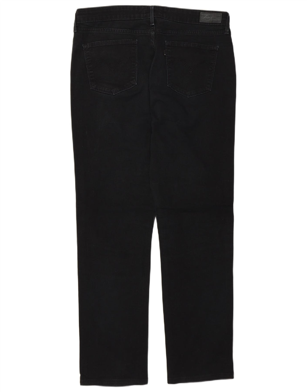 Levi's Jean Droit Demi Curve Coupe Classique Femme Noir W33 L30 Coton