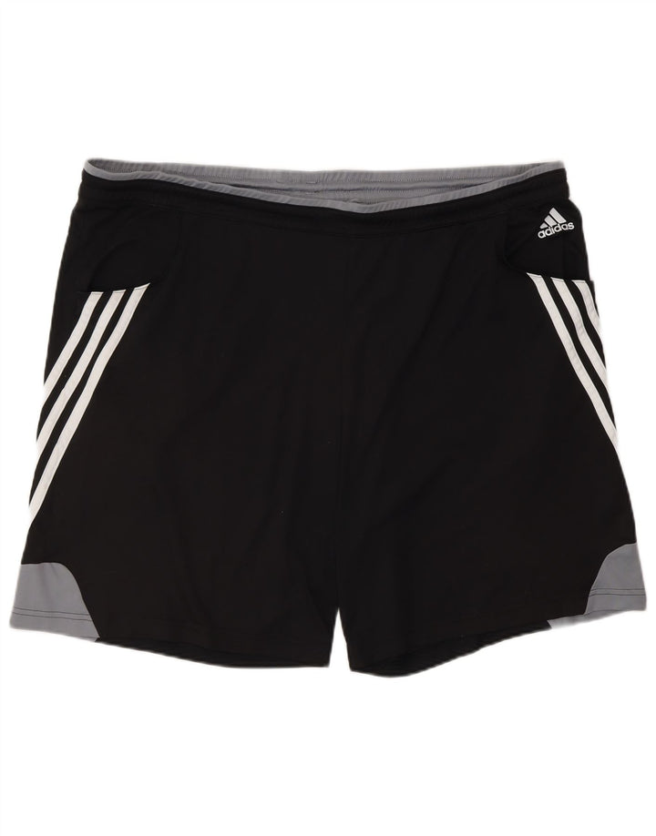 ADIDAS Short de sport pour hommes XL Noir Colorblock Polyester