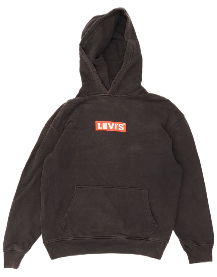Levi's Pull à Capuche Relaxed Graphic Homme Gris Moyen Coton