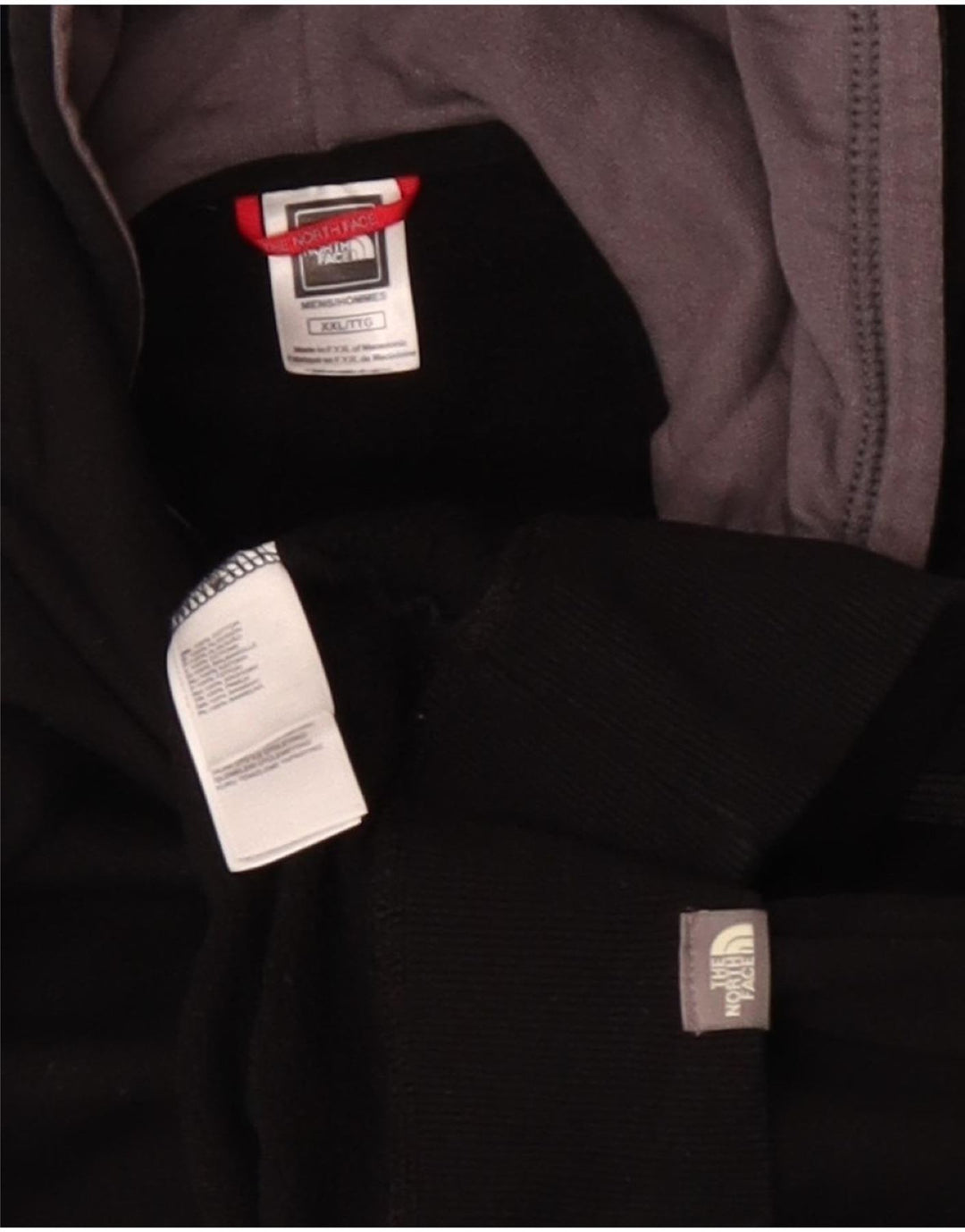 The North Face Pull à capuche graphique pour homme 2XL en coton noir