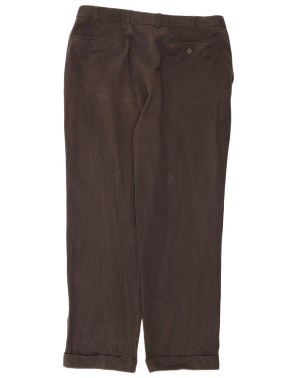 Marks & Spencer Pantalon Chino Droit St. Michael Homme W36 L31 Gris