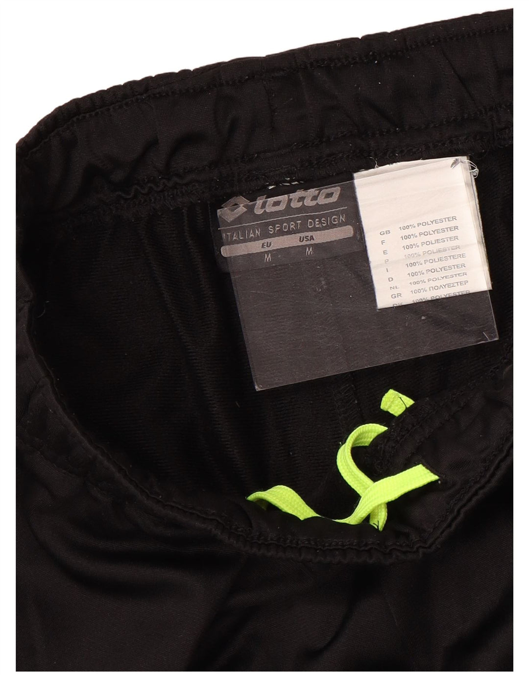 LOTTO Pantalon de Survêtement Joggers UK 12 Moyen Noir Polyester Femme