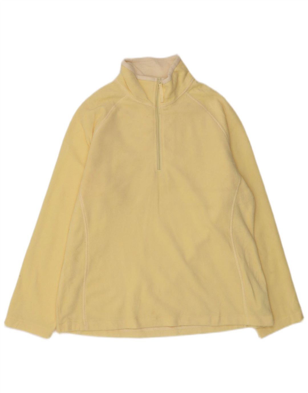 Mountain Warehouse Pull polaire à col zippé pour femme UK 16 Large Jaune