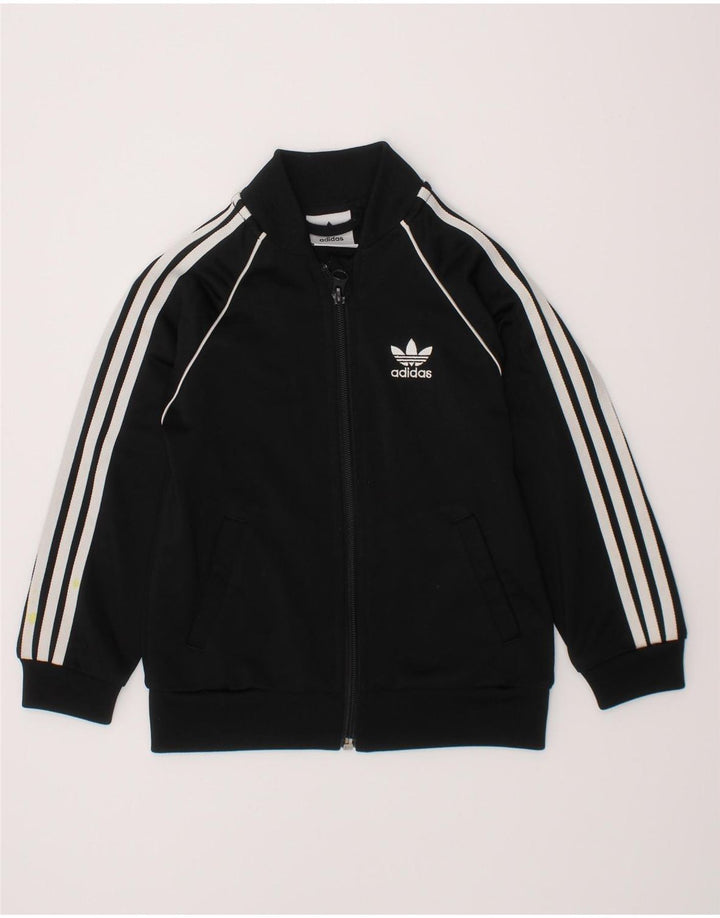 Veste de survêtement Adidas Garçon 2-3 ans Noir Polyester