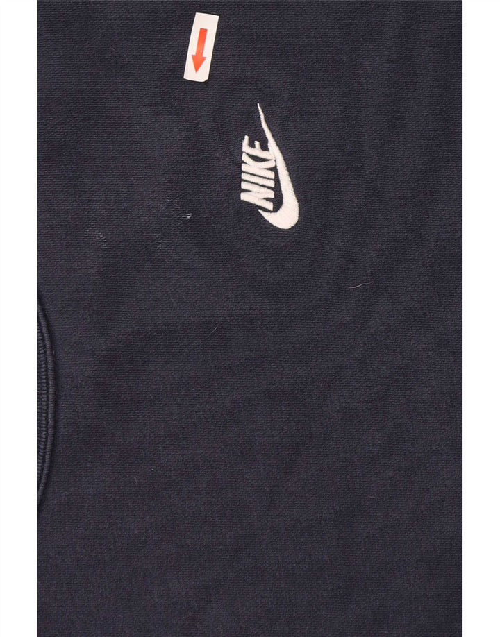 Nike Sweat-shirt pour homme en coton bleu marine Taille L