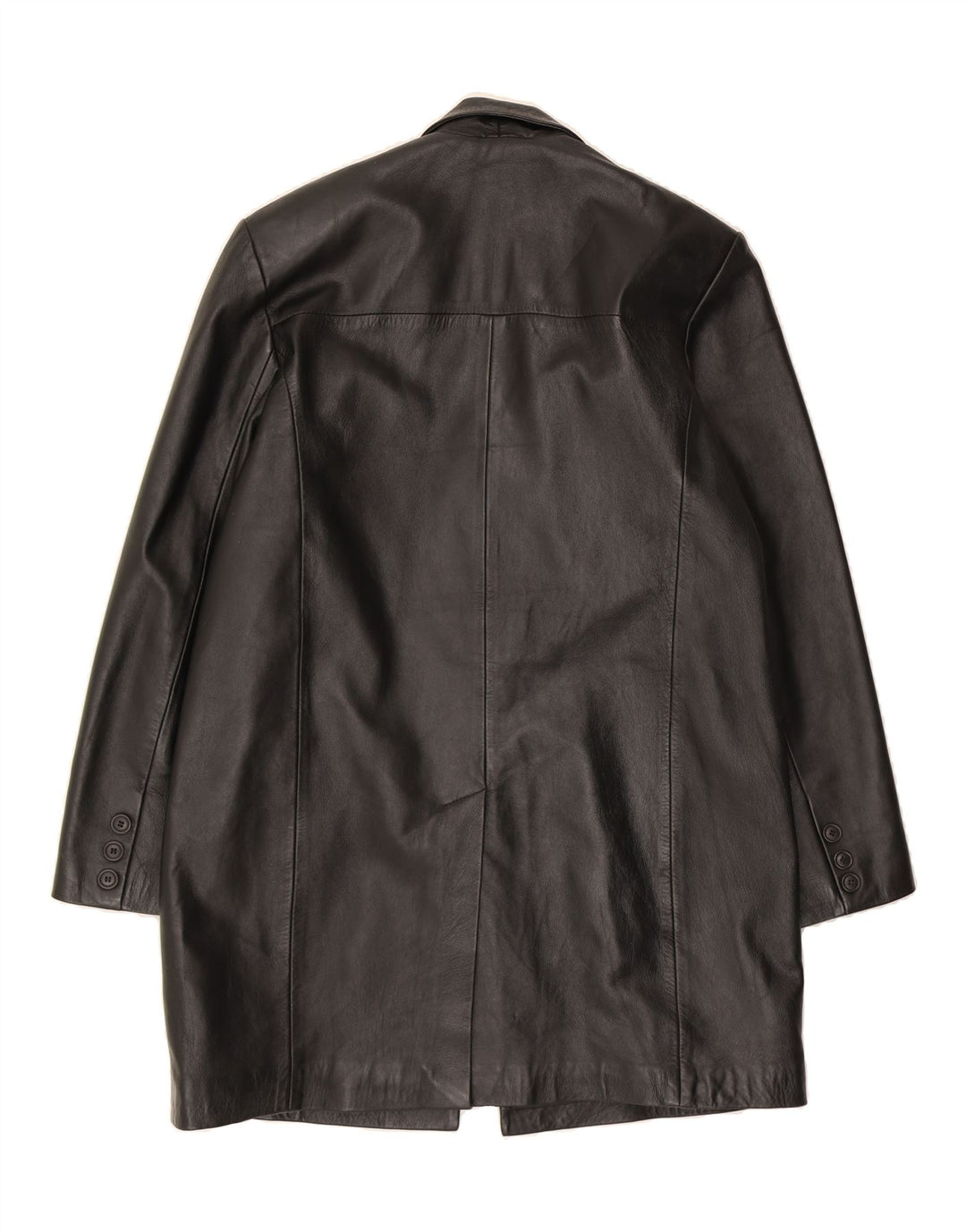 ASHWOOD Womens Leather Coat UK 14 Medium Brown Leather Vintage Ashwood and Second-Hand Ashwood from Messina Hembry 