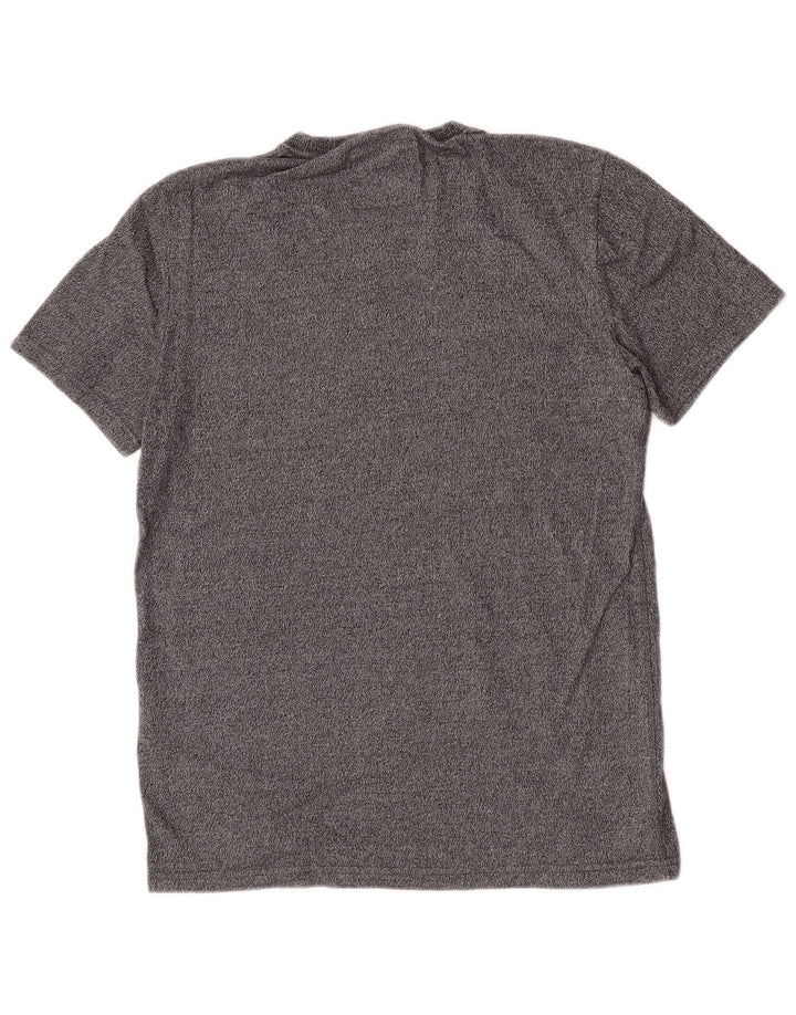 Superdry T-Shirt Graphique Homme Gris Moyen Moucheté Coton