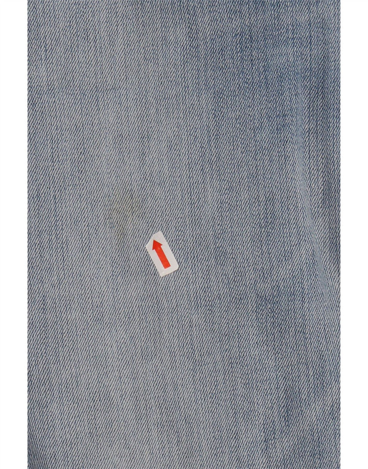 Lee Femme Desoto Bermuda Denim W29 Bleu Moyen Coton