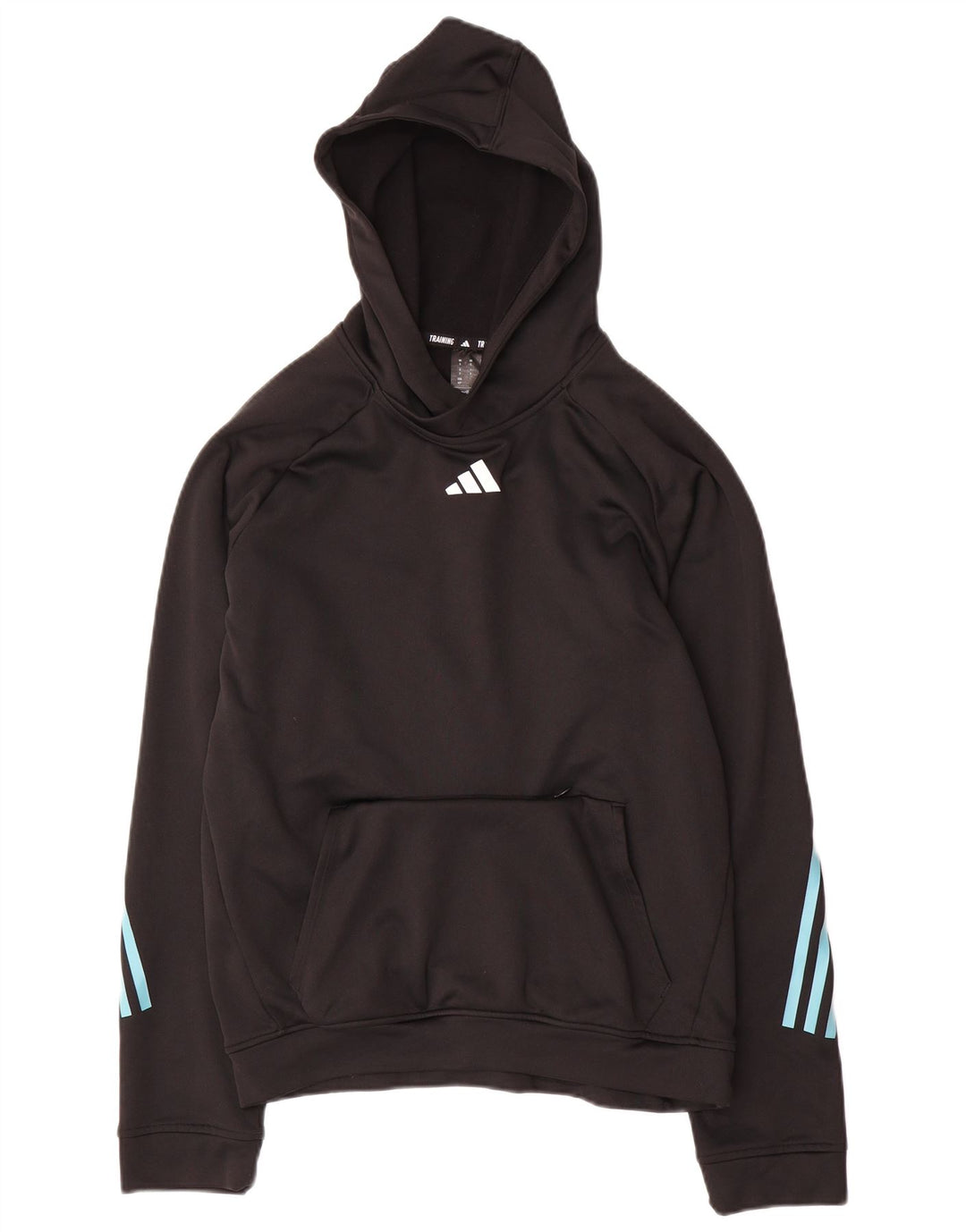 Adidas Pull à capuche Aeroready pour homme Petit Noir Polyester
