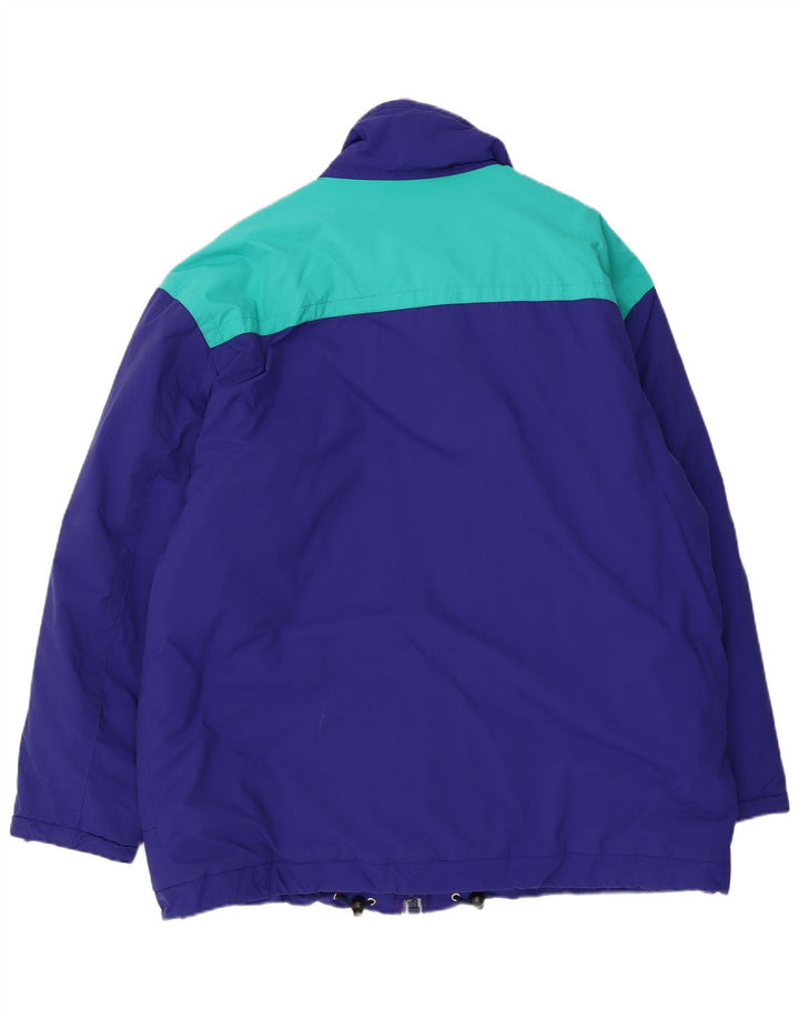Belfe Veste coupe-vent pour homme UK 44 2XL Bleu Colorblock Nylon