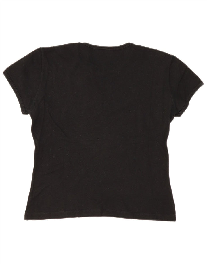 Lacoste T-Shirt Femme Top Taille 42 Grand Noir