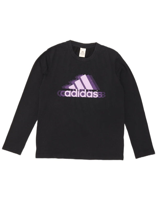 Adidas Haut graphique à manches longues pour homme Bleu marine moyen