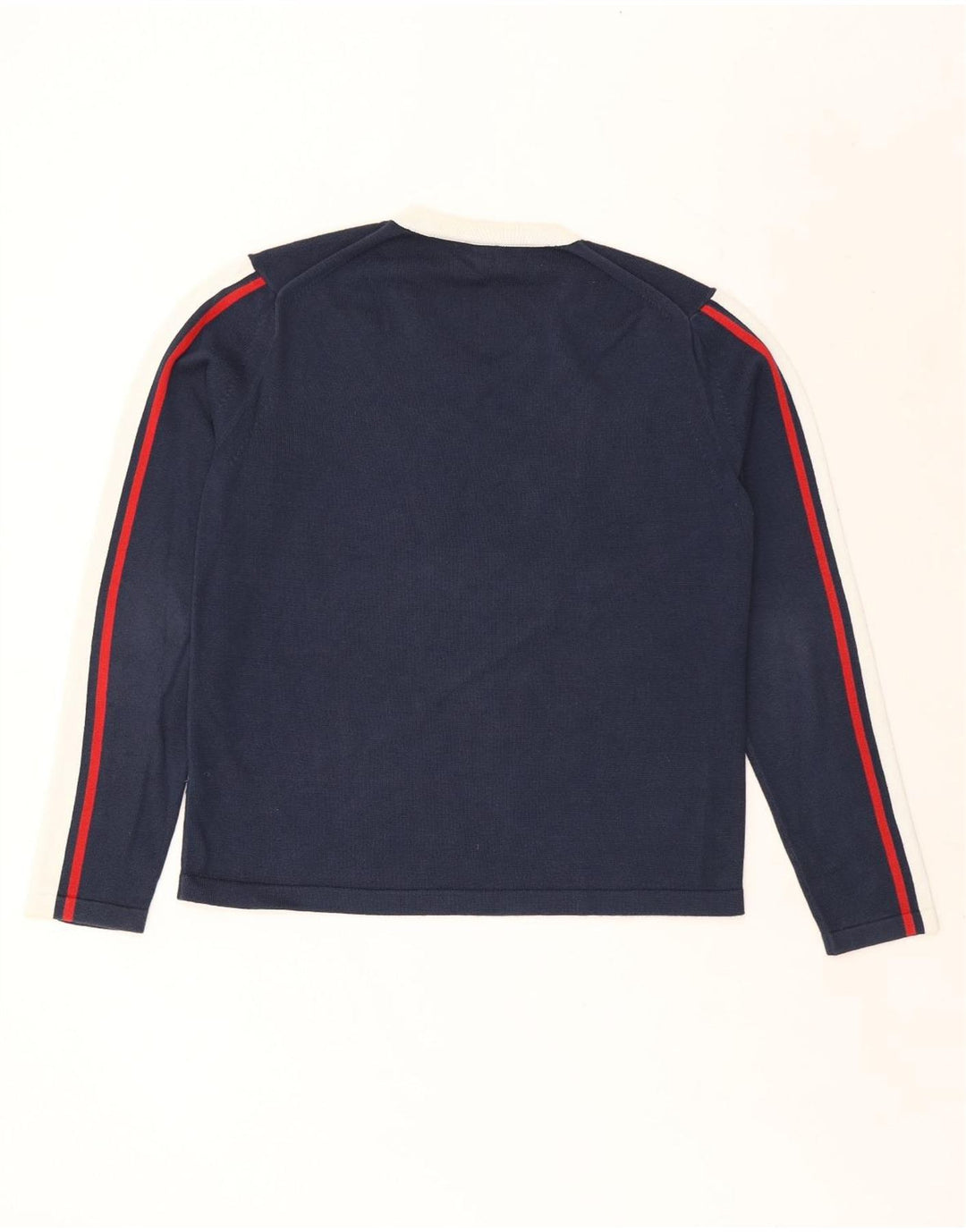 Armani Pull col V en coton bleu marine moyen pour homme