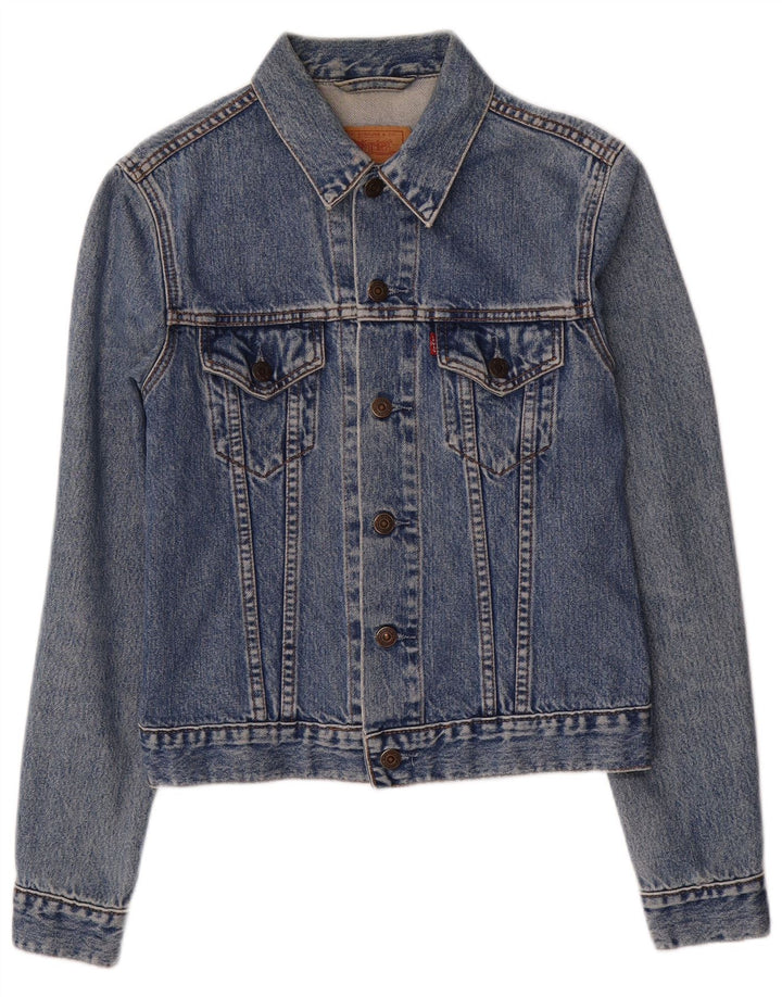 LEVI'S Veste en Jean Fille 10-11 ans Bleu Moyen Coton