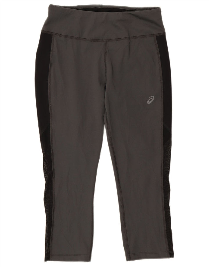 Asics Leggings Capri Femme UK 42 Gris Moyen Colorblock