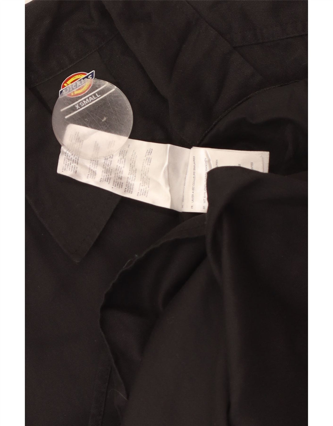 Dickies Chemise à Manches Courtes Homme XS Noir Polyester