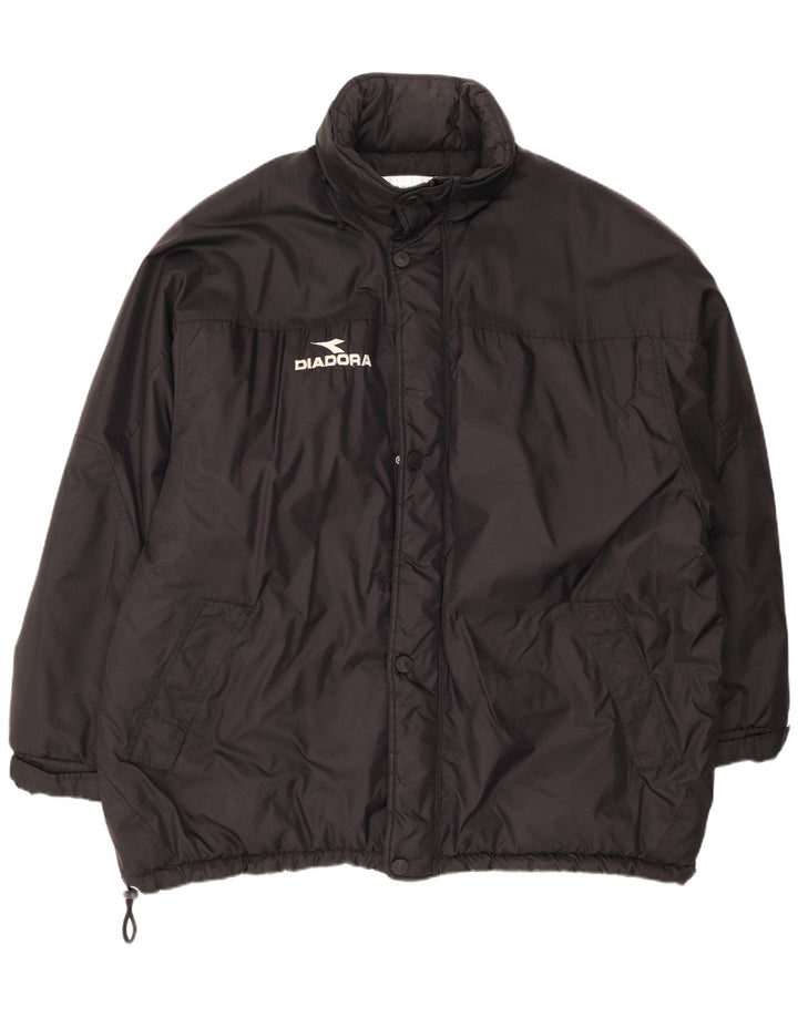 DIADORA Veste coupe-vent coupe ample pour homme UK 44 2XL Noir