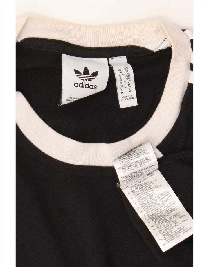 Adidas T-Shirt Homme Haut Noir Moyen Coton