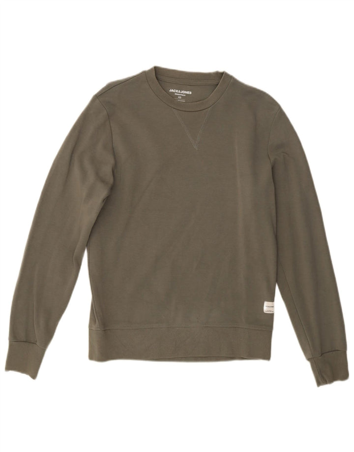 Jack & Jones Sweatshirt Jumper XS Kaki Coton Homme