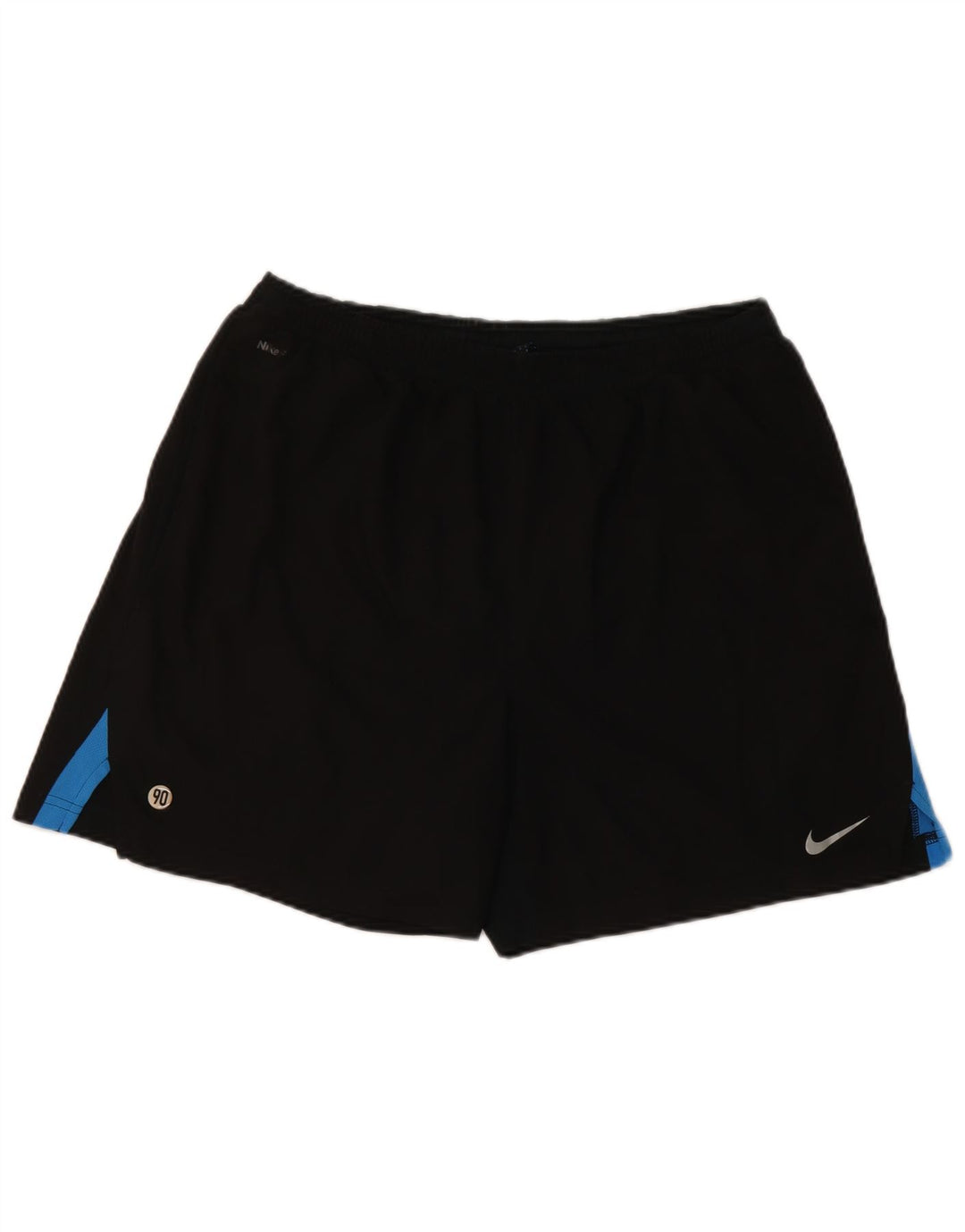 Nike Short de sport pour homme en polyester color block noir moyen