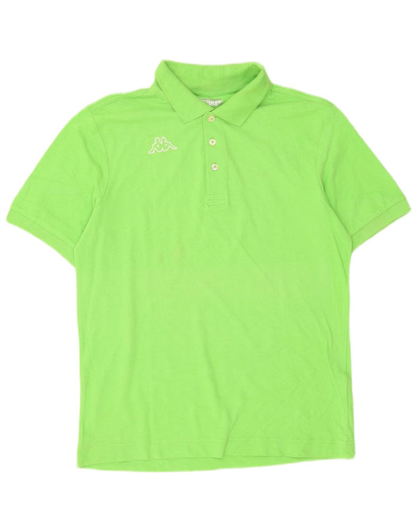 Kappa Polo Homme Vert Moyen Coton
