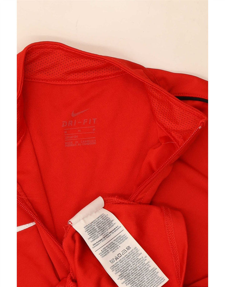Veste de survêtement Nike Dri Fit pour garçon 10-11 ans Rouge moyen Polyester