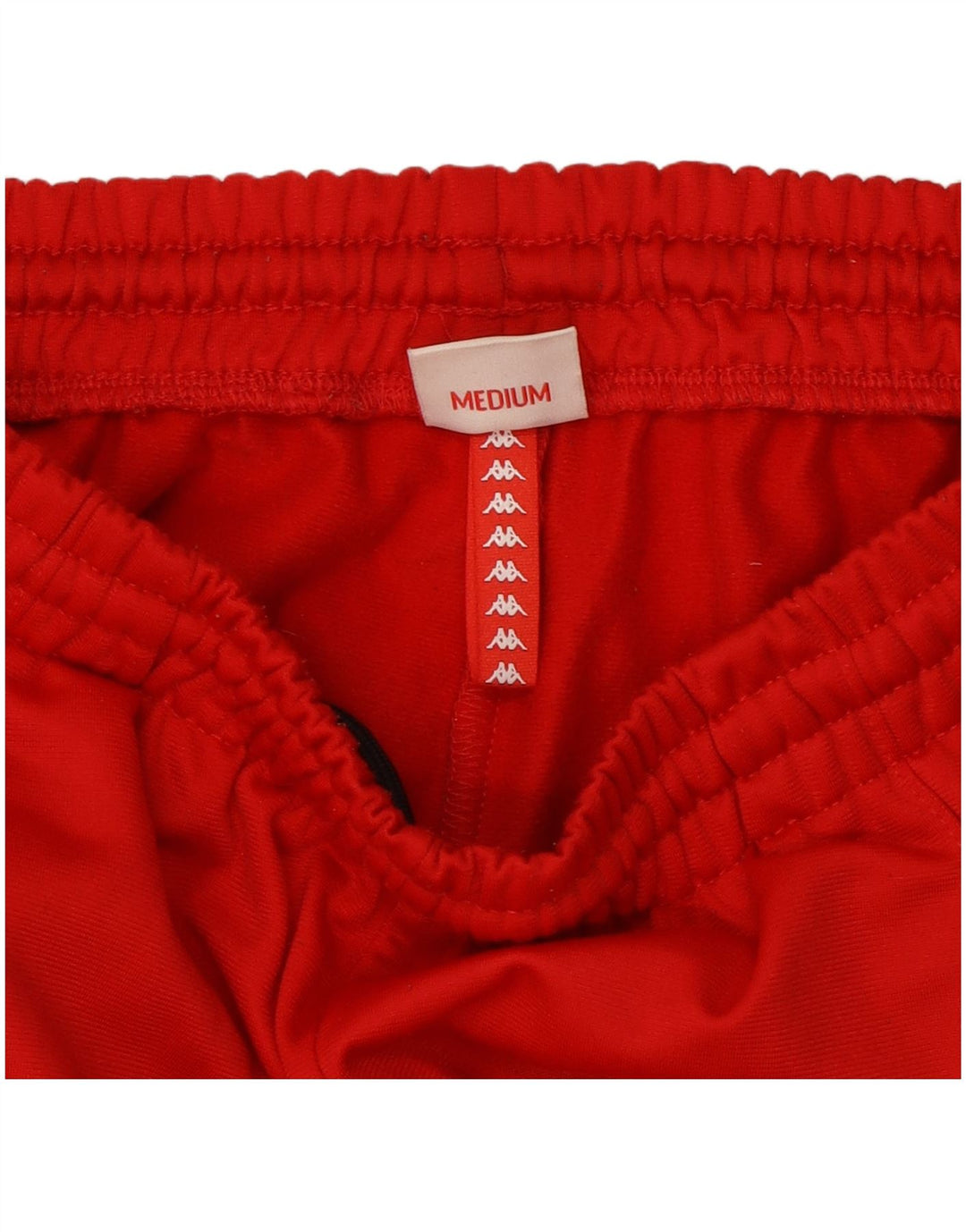 Kappa Pantalon de Survêtement Graphique Homme Rouge Moyen Polyester Colorblock