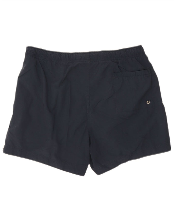 Champion Short de Bain Homme Large Bleu Marine Rayé Polyamide