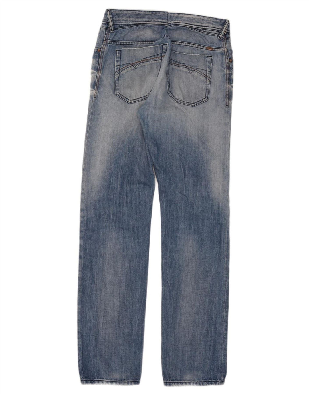 Diesel Jean Slim Iakop Vieilli Homme W33 L34 Bleu Coton