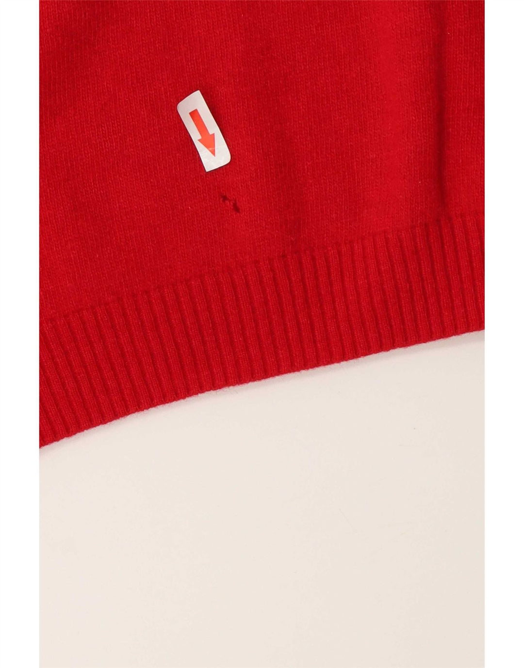Sergio Tacchini Pull col V pour homme en laine rouge Large