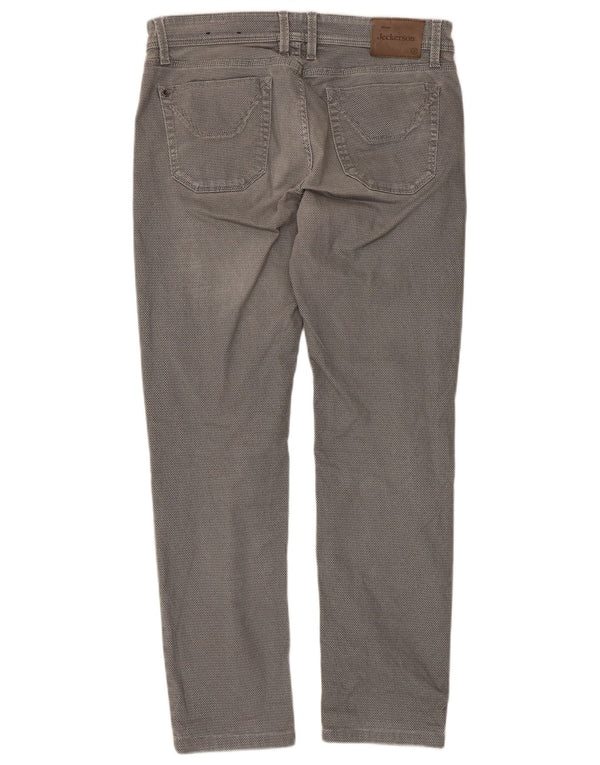 Jeckerson Pantalon décontracté slim pour homme W34 L29 Gris Coton