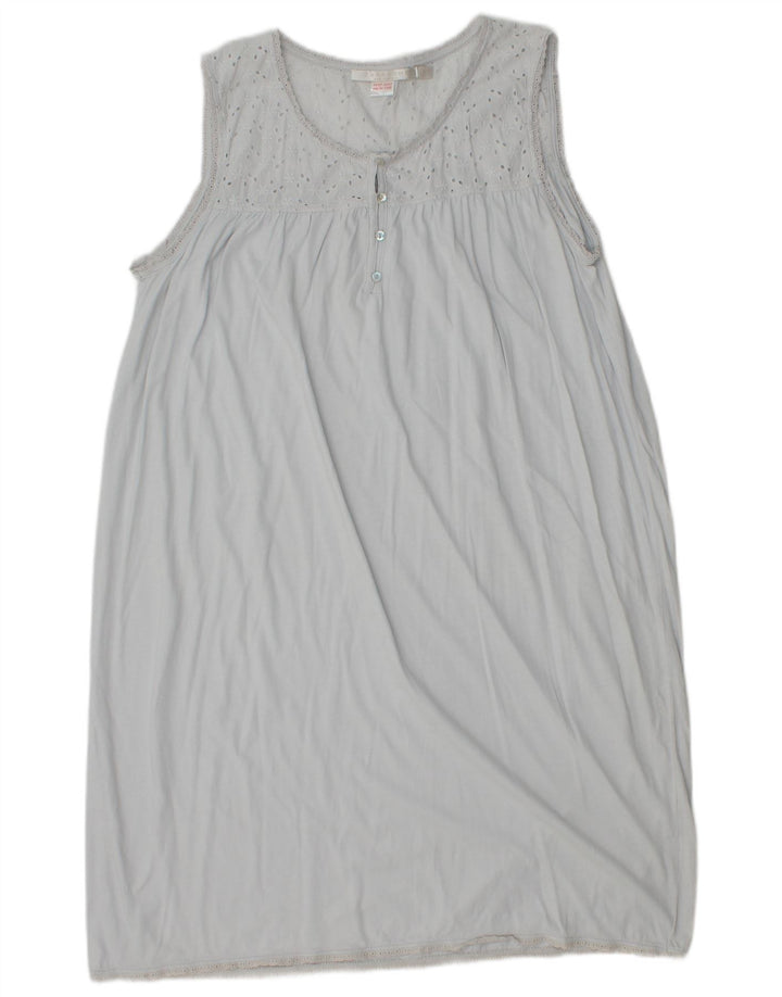 Zara Robe droite sans manches pour femme UK 14 Large Gris