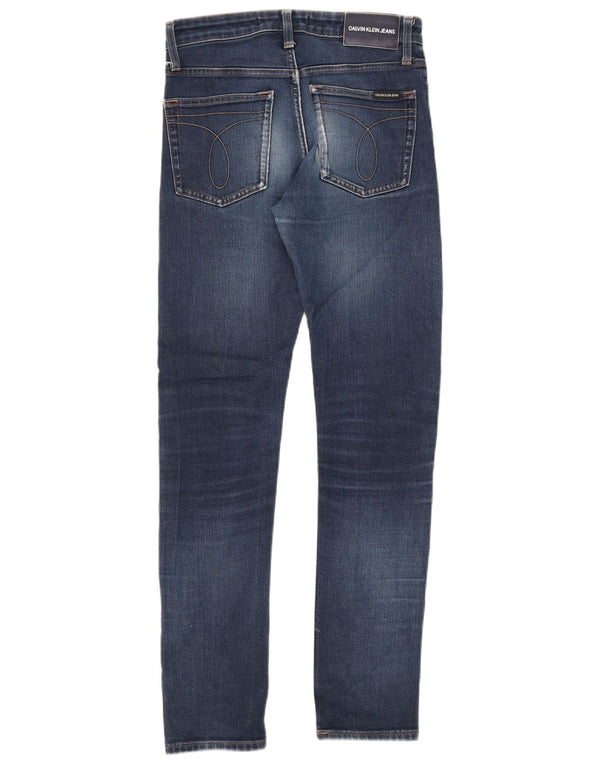 Calvin Klein Jean Slim Homme W28 L32 Bleu Coton