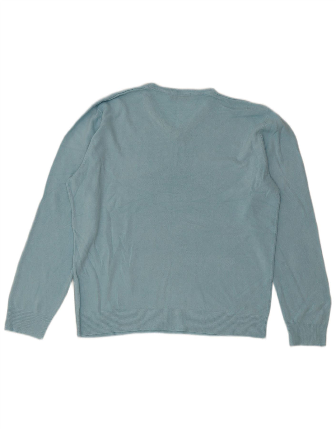 Marks & Spencer Pull à col en V Blue Harbour pour hommes, grand acrylique