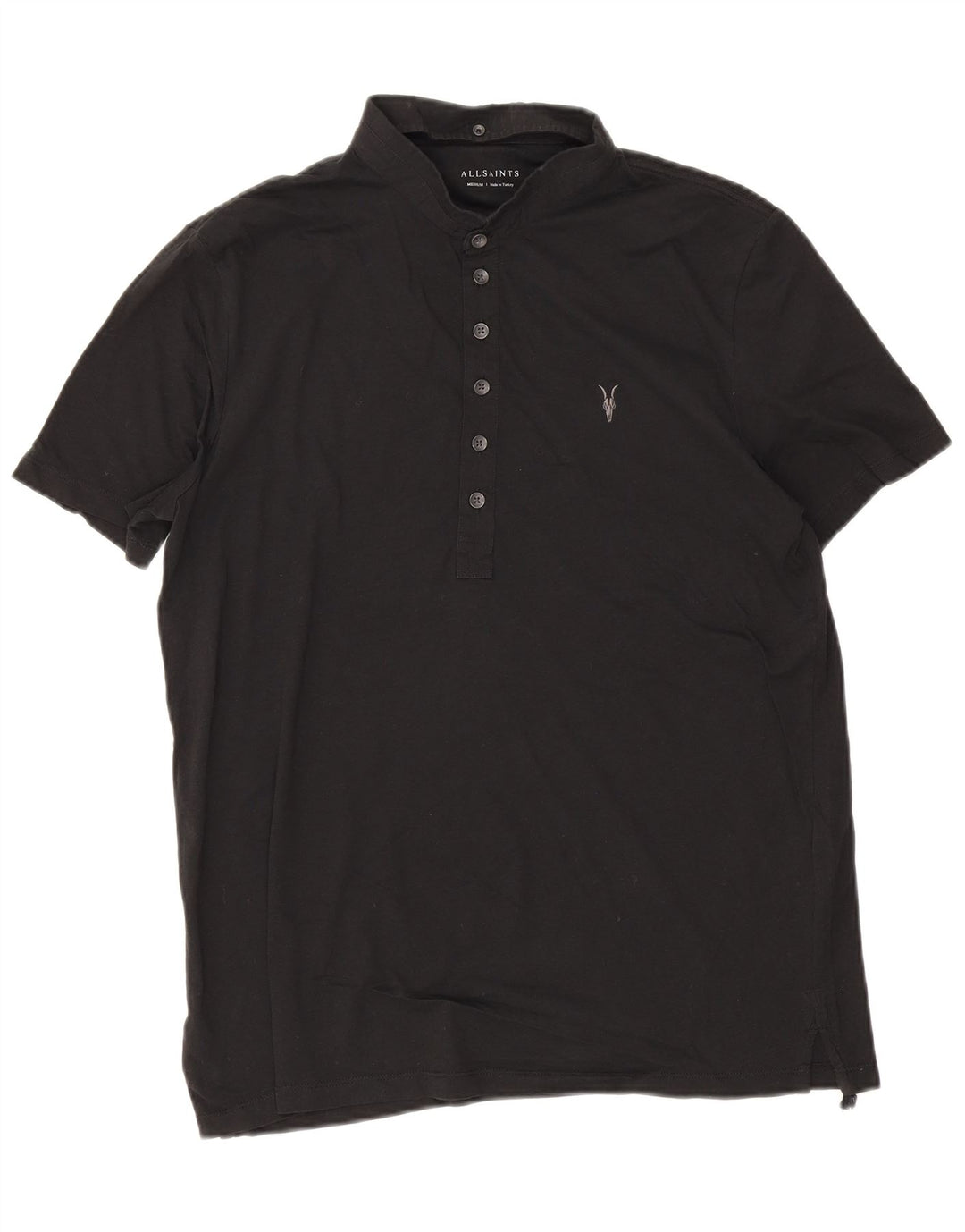 All Saints Polo Homme Noir Moyen Coton