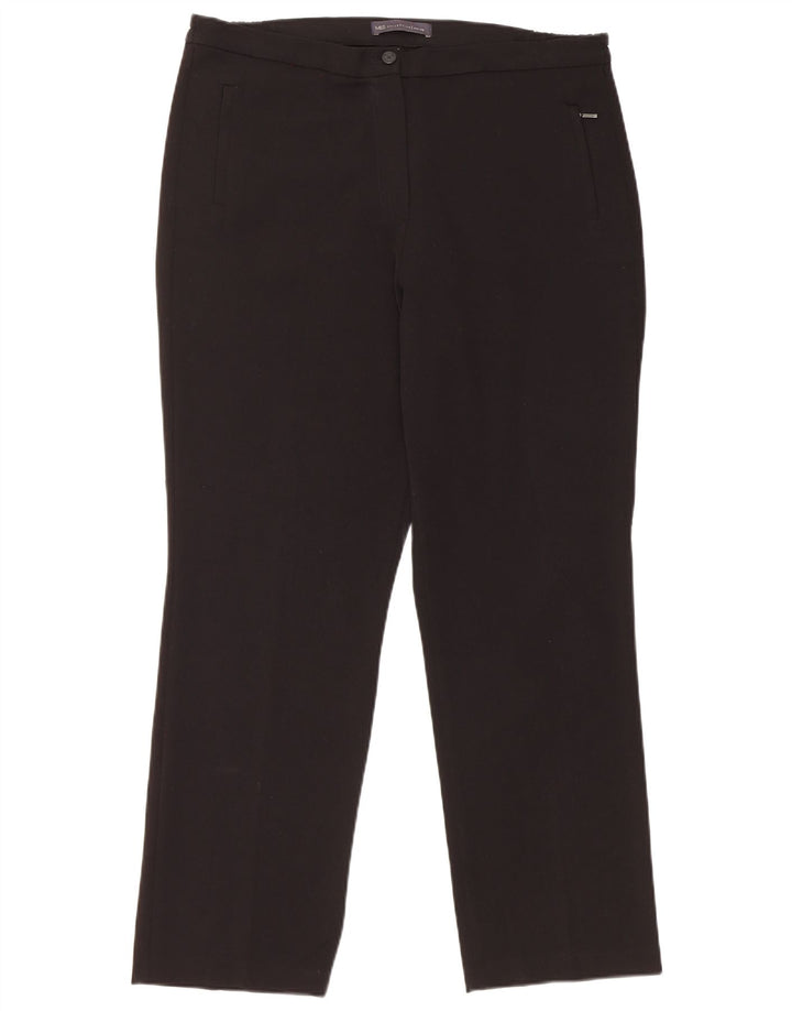 Marks & Spencer Pantalon décontracté slim pour femme W36 L28 Noir