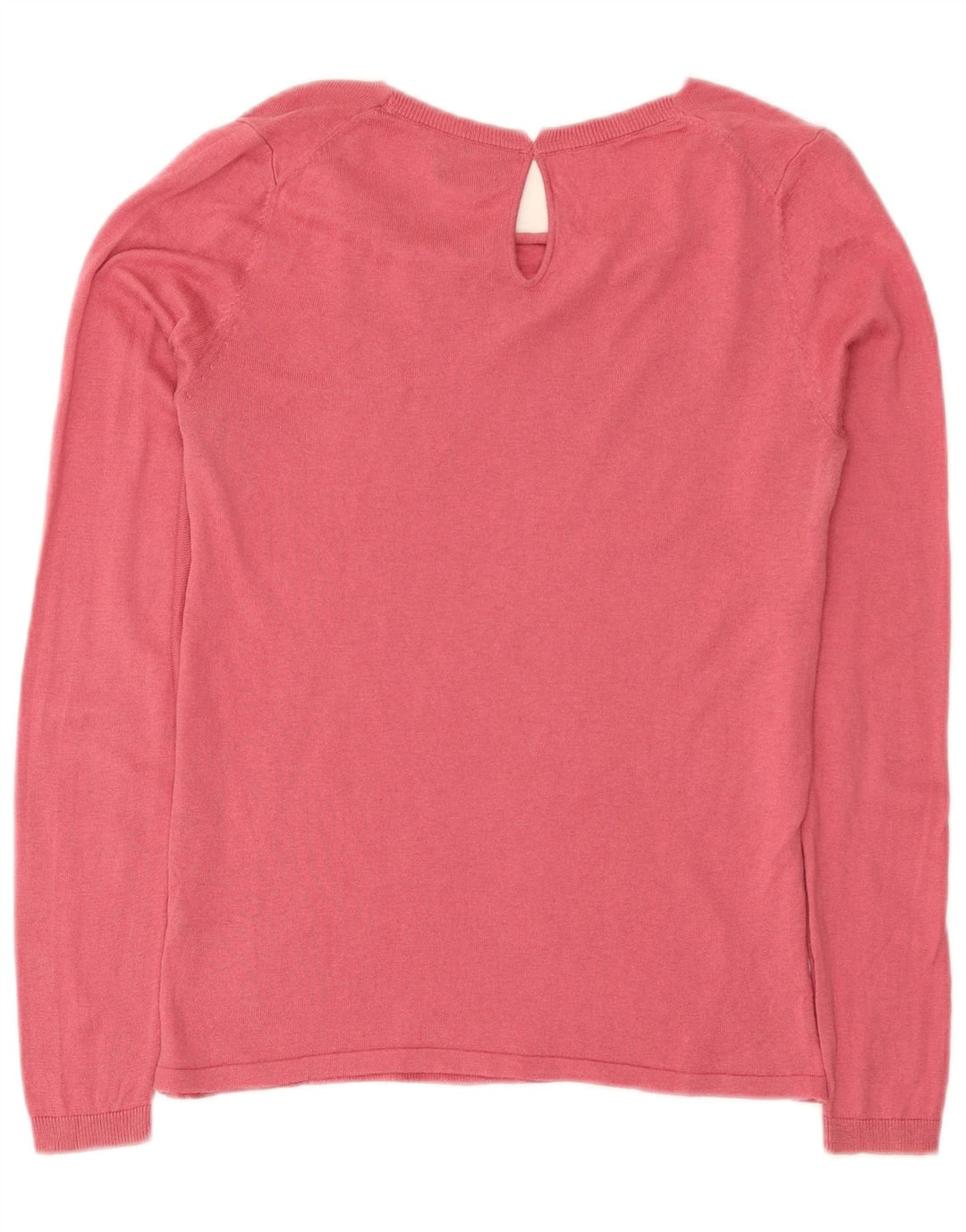 Massimo Dutti Haut à manches longues pour femme UK 12 Soie rose moyen
