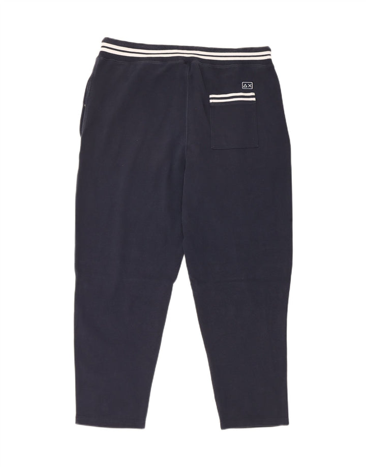 Sun68 Pantalon de Survêtement Homme XL Bleu Marine Coton