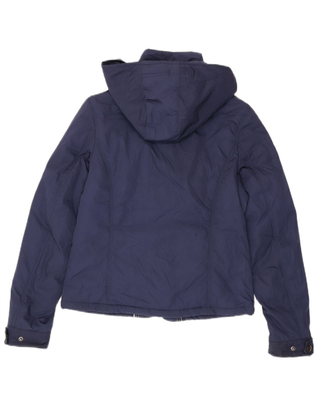 Tommy Hilfiger Veste utilitaire à capuche pour femme UK 12 Bleu marine moyen
