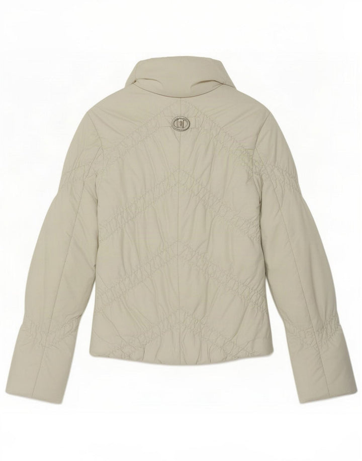 Trussardi Jeans Veste matelassée Femme IT 40 Small Blanc Polyester