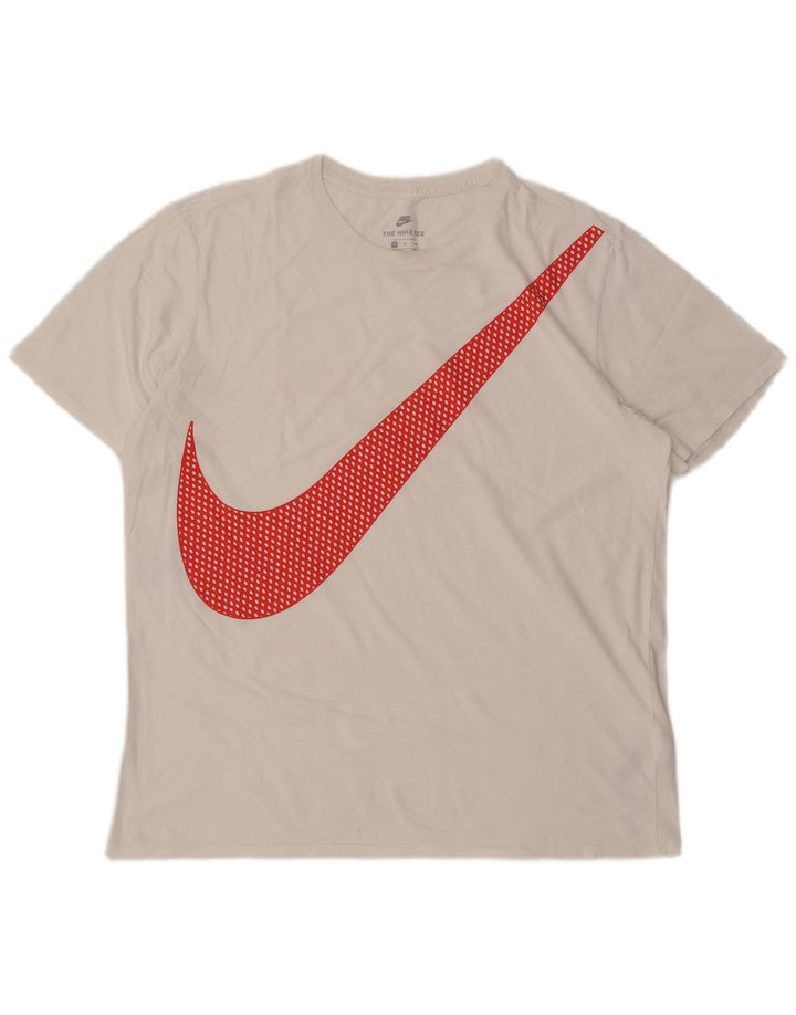 Nike T-shirt graphique coupe athlétique pour homme XL Blanc