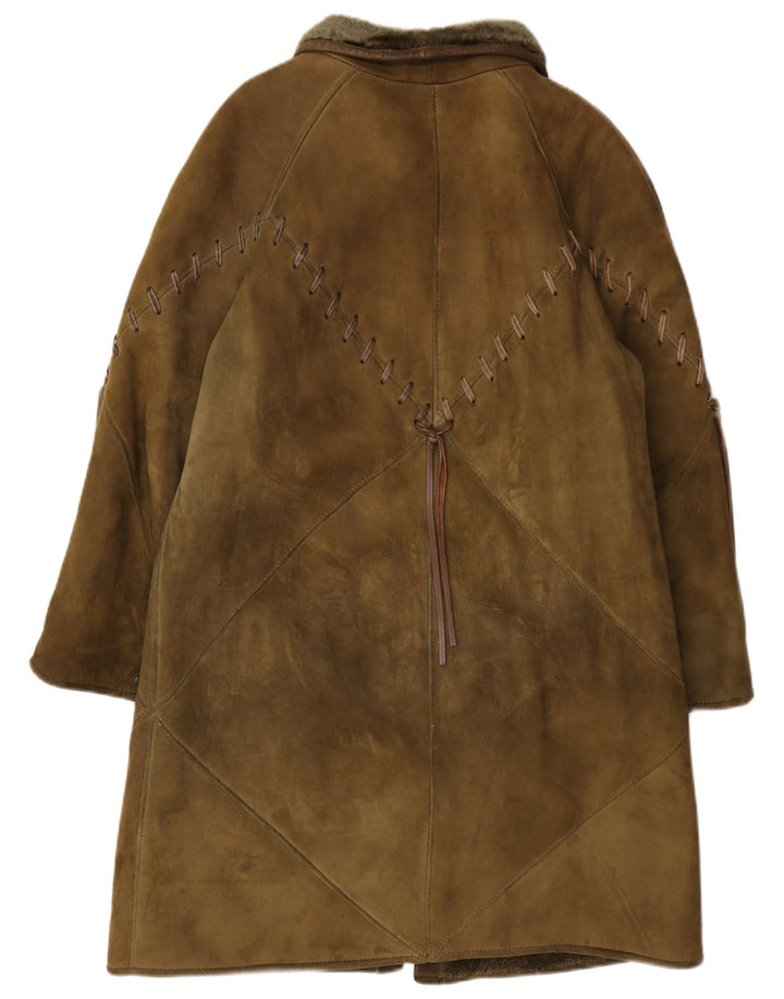 Igi & Femme Manteau En Shearling IT 42 Kaki Moyen