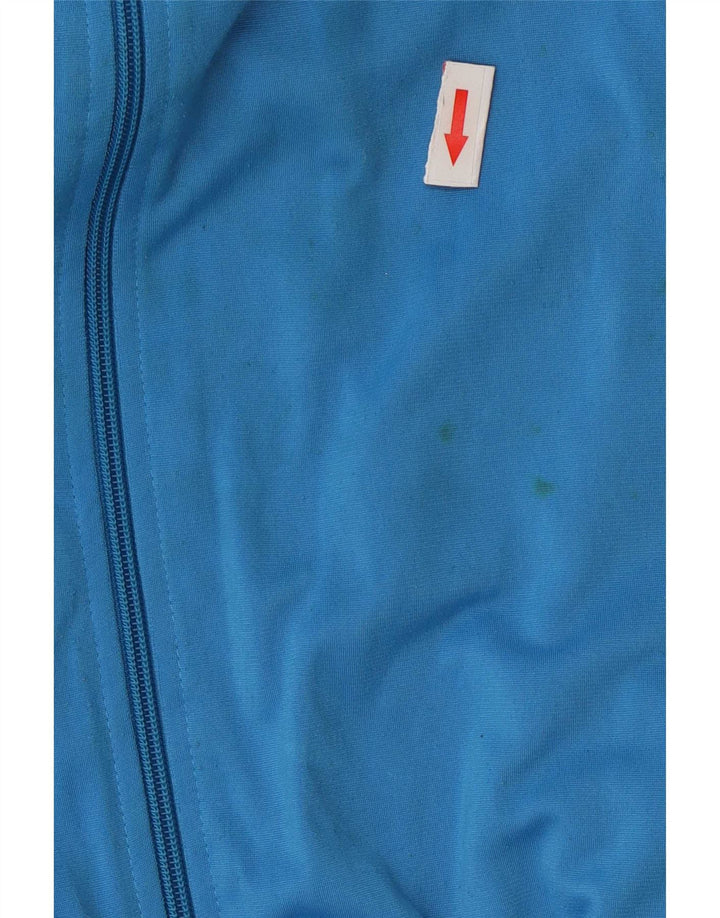 Adidas Veste de survêtement pour homme UK 36/38 Petit Bleu Colorblock Polyester