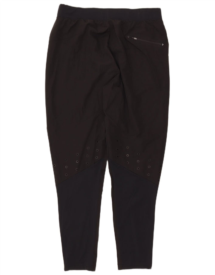 SUPERDRY Pantalon de survêtement femme Large W32 L27 Noir Polyester