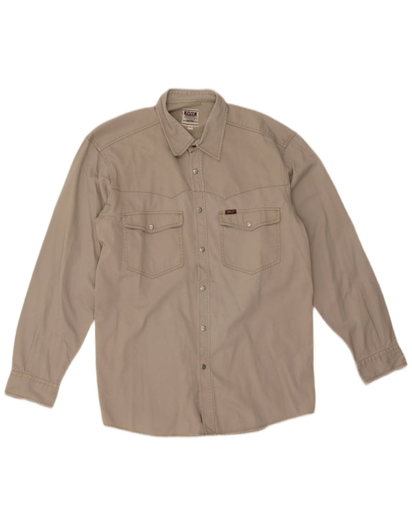 Rifle Mens Shirt Large Grey